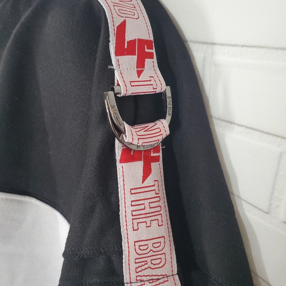 LF Brand Colorblock Crop Top TShirt - Picture 4 of 10